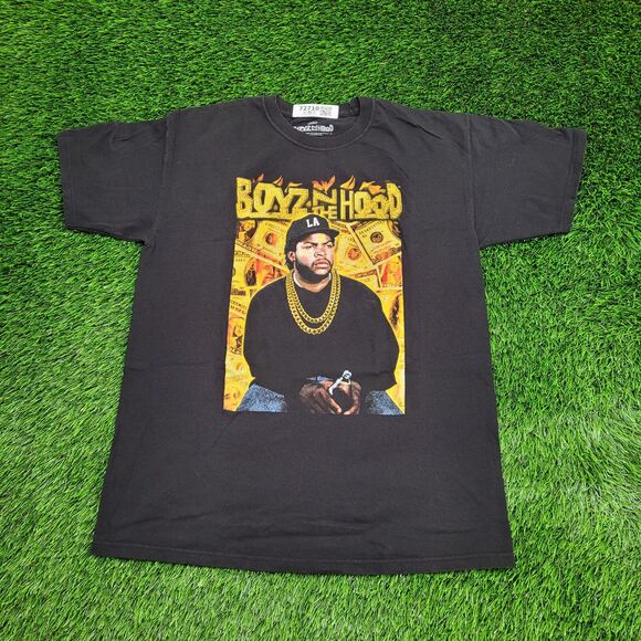 Boyz-N-the-Hood Shirt M/L 21x27 Black Hip-Hop Eazy-E - Picture 1 of 11